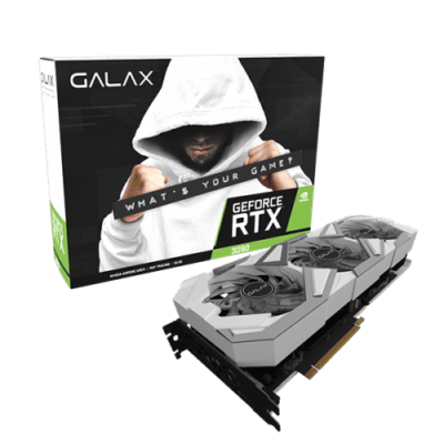 GALAX GeForce RTX™ 3090 EX Gamer White (1-Click OC) 24GB GDDR6X 384-bit DP*3/HDMI Graphics Card | 39NXM5MD2GNG