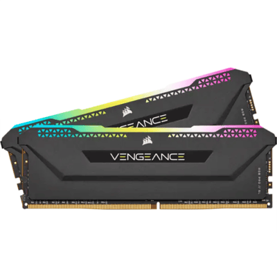 CORSAIR VENGEANCE RGB PRO SL 16GB (2x8GB) DDR4 DRAM 3200MHz C16 Memory Kit — Black