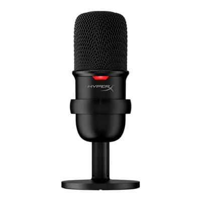 HyperX SoloCast USB Microphone USB microphone for streamers and content creators ,supports PC, PS5, PS4, and Mac | HMIS1X-XX-BK/G