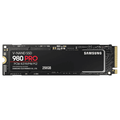 SAMSUNG 980 PRO 250GB PCIe 4.0 NVMe SSD , MZ-V8P250BW