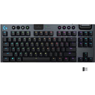 Logitech G915 TKL TENKEYLESS LIGHTSPEED Wireless RGB Mechanical Gaming Keyboard | 920-009537