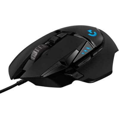 LOGITECH G502 HERO High Performance Gaming Mouse,Black | 910-005471