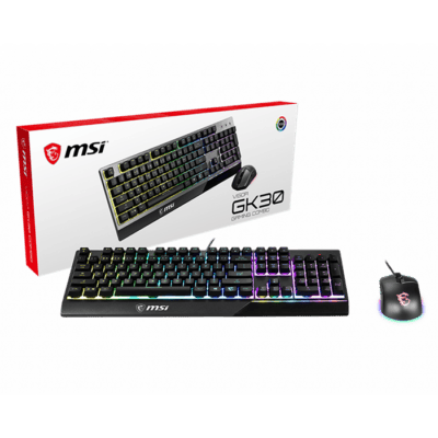 MSI Vigor GK30 Combo RGB Gaming Keyboard and Mouse, AR | S11-04AR601-CLA