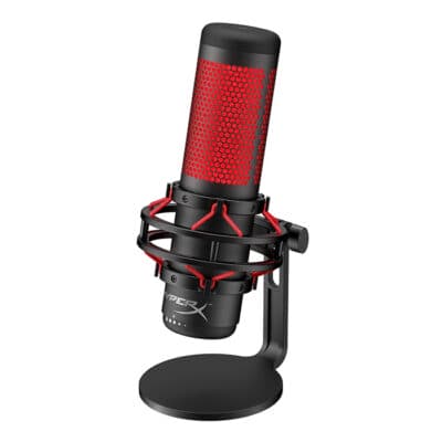 HyperX QuadCast Full-featured standalone mic for streamers, content creators, and gamers PC, PS4, PS5 and Mac | HX-MICQC-BK