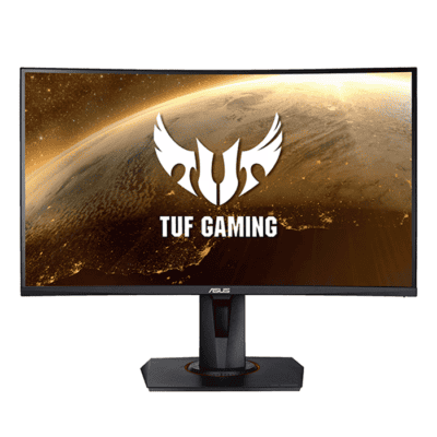 ASUS TUF Gaming VG27VQ Curved Gaming Monitor – 27 inch Full HD (1920×1080), 165Hz (above 144Hz), Extreme Low Motion Blur™, Adaptive-sync, Freesync™ Premium,1ms (MPRT)