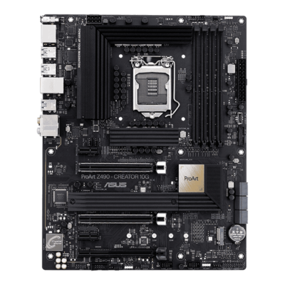 ASUS ProArt Z490-CREATOR 10G Intel Z490 LGA 1200 ATX Motherboard | 90MB14E0-M0EAY0