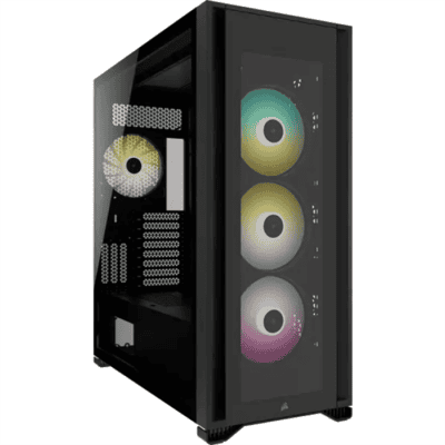 CORSAIR iCUE 7000X RGB Tempered Glass Full-Tower ATX PC Case — Black | CC-9011226-WW