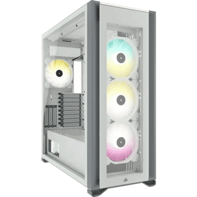 CORSAIR iCUE 7000X RGB Tempered Glass Full-Tower ATX PC Case — White | CC-9011227-WW