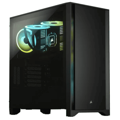CORSAIR 4000D Tempered Glass Mid-Tower ATX Case — Black | CC-9011198-WW