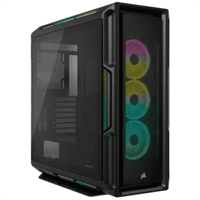 CORSAIR iCUE 5000T RGB Tempered Glass Mid-Tower ATX PC Case — Black | CC-9011230-WW