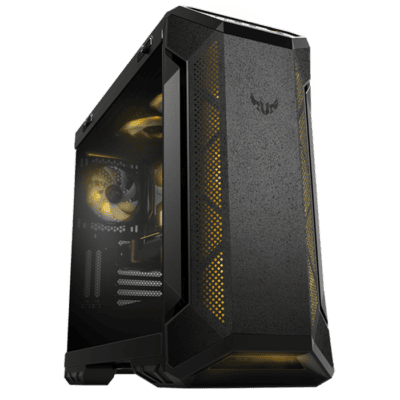 Asus TUF Gaming GT501 RGB Tempered Smoked Glass Mid Tower Computer Case | 90DC0012-B49000