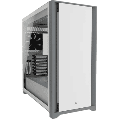 CORSAIR 5000D Tempered Glass Mid-Tower ATX PC Case, White | CC-9011209-WW