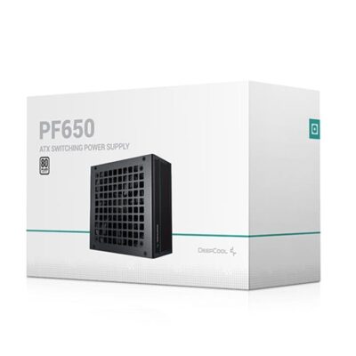 DeepCool PF650 80 PLUS 650W Standard Power Supply | R-PF650D-HA0B-UK