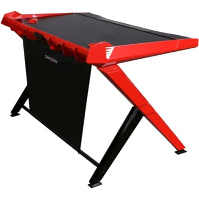 DXRacer Gaming Desk Black / Red | GD-1000-NR-1