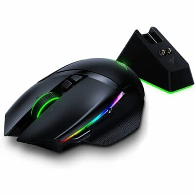 Razer Basilisk Ultimate with Charging Dock Wireless Gaming Mouse with 11 Programmable Buttons | RZ01-03170100-R3G1