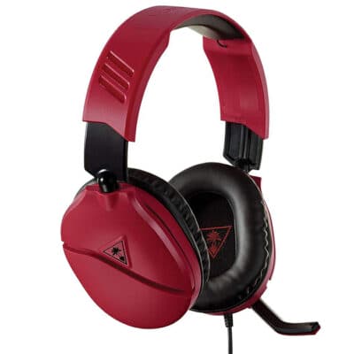 Turtle Beach Recon 70 Midnight Red Gaming Headset Switch