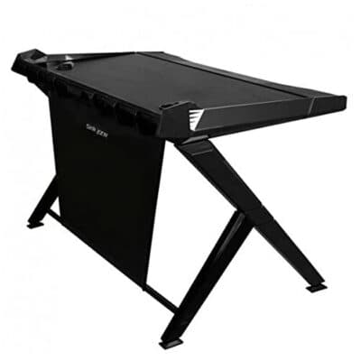 DXRacer Gaming Desk Black 120D x 80W x 79H centimeters | GD-1000-N-BLK