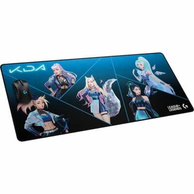 Logitech G840 Extra Large (XL) Gaming Mouse Pad KDA ,League of Legend edition | 400 X 900 mm performance tuned surface