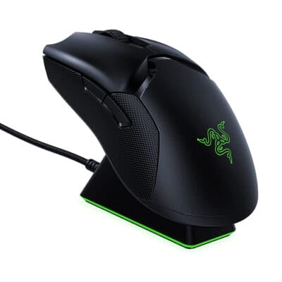 Razer Viper Ultimate with Charging Dock – Black Ambidextrous Gaming Mouse with Razer™ HyperSpeed Wireless | RZ01-03050100-R3U1