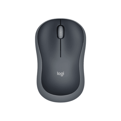 Logitech M185 Wireless Mouse, No software or setup hassles-start, Advanced 2.4 GHz wireless connectivity, 1 AA batteries – Swift Gray | 910-002235