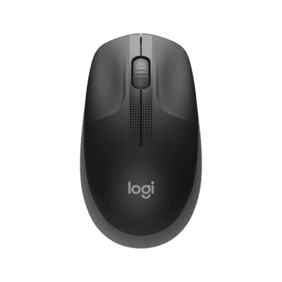 Logitech M190 Full-Size Wireless Computer Mouse – Charcoal | 910-005905