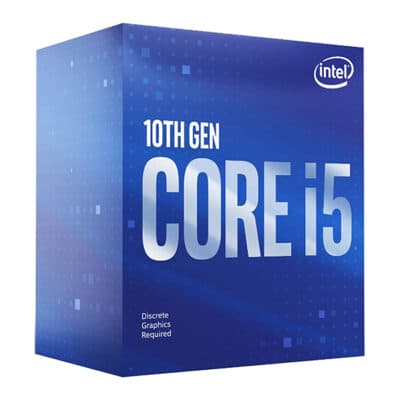 Intel Core i5-10400F Desktop Processor 6 Cores up to 4.3 GHz, LGA1200 | BX8070110400F