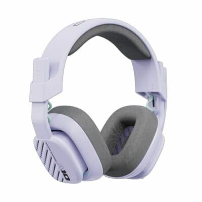 Astro A10 Gen 2 Over Ear Gaming Headset, 32mm Dynamic Drivers, Integrated Microphone, 20-20000Hz Frequency Response, Sensitivity 102dB SPL, Detachable 3.5mm Cable, Lilac | 939-002078