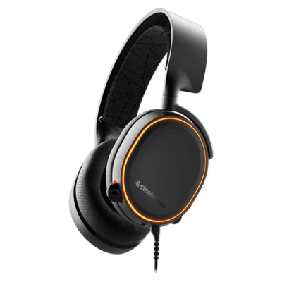 Steelseries Arctis 5 Gaming Headset – Rgb Illumination – Dts Headphone: X V2.0 Surround For Pc And Playstation 5, Ps4 – Black