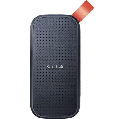 SanDisk 2TB Extreme Portable SSD – Up to  520MB/s – USB-C, USB 3.2 Gen 2 – External Solid State Drive – Black | SDSSDE30-2T00-G2