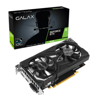 GALAX GeForce® GTX 1630 EX (1-Click OC Feature) 4GB GDDR6 64-bit DP/HDMI/DVI-D Graphics Card