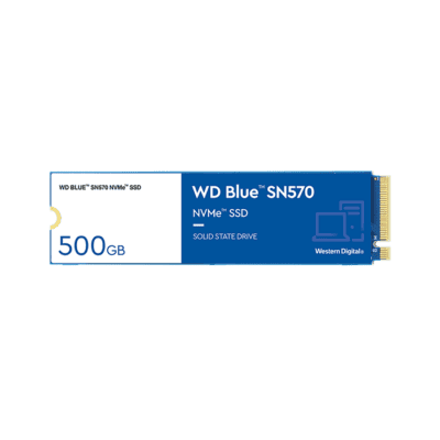 WD Blue SN570 NVMe 500GB Internal SSD M.2 PCIe Gen3 x4 NVMe v1.4 | WDS500G3B0C
