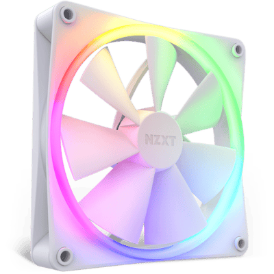 NZXT F120 RGB 140mm Fan, White | RF-R12SF-W1