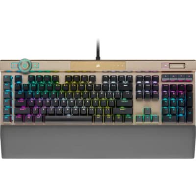 CORSAIR K100 RGB Optical-Mechanical Gaming Keyboard – Midnight Gold (AR) | CH-912A21A-AR