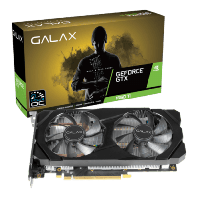 GALAX GeForce® GTX 1660 Ti (1-Click OC) 6GB GDDR6 192-bit DP/HDMI/DVI-D Graphics Card