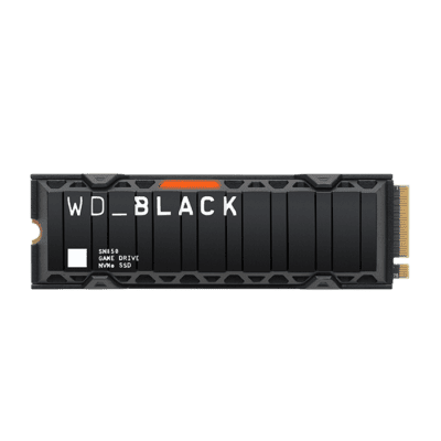 WD Black SN850 NVMe 1TB Internal SSD with Heat sink M.2  PCIe Gen4 x4 | WDS100T3B0C
