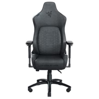 Razer Iskur – Dark Gray Fabric – XL Gaming Chair with Built-in Lumbar Support | RZ38-03950300-R3G1