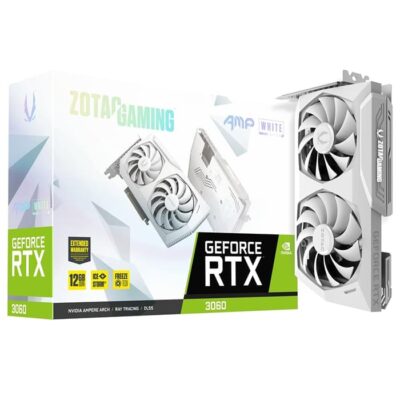 ZOTAC GAMING GeForce RTX 3060 AMP White Edition 12GB Graphics Card | ZT-A30600F-10P