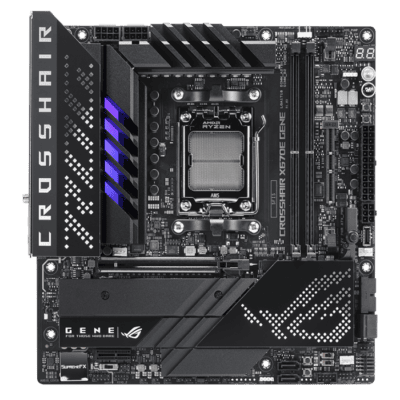 Asus ROG Crosshair X670E Gene – Socket AM5, DDR5 micro-ATX Gaming Motherboard | 90MB1B80-M0EAY0