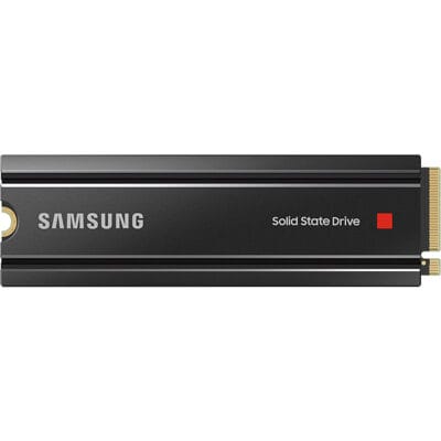 SAMSUNG 980 PRO 2TB with Heatsink PCIe 4.0 NVMe SSD, 2TB | MZ-V8P2T0CW