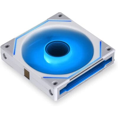 Lian Li SL-Infinity 120 RGB Single Pack UNI Fan, Low Noise at High RPM, Fast Pin Connection, 40 LEDs, White | UF-SLIN120-1W