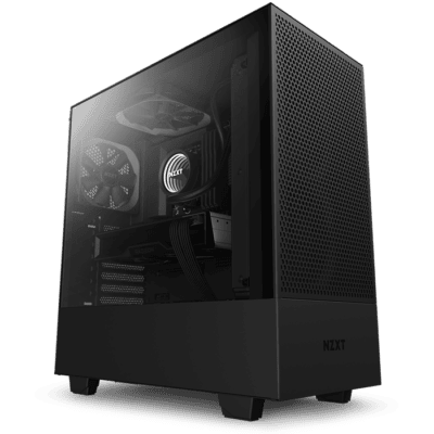 NZXT Starter Plus PC H510 Flow Prebuilt Mid-Tower Gaming PC | BLK,WHT