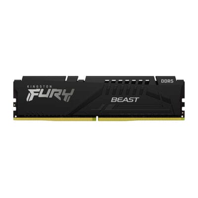 Kingston Fury Beast 16GB DDR5 Desktop Memory, 5200MHz | KF552C40BB-16