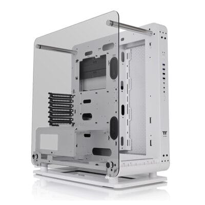 Thermaltake Core P6 Tempered Glass Snow Mid Tower Chassis, White | CA-1V2-00M6WN-00