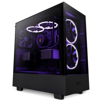 NZXT H5 Elite Edition ATX All Black Mid Tower Gaming case | CC-H51EB-01