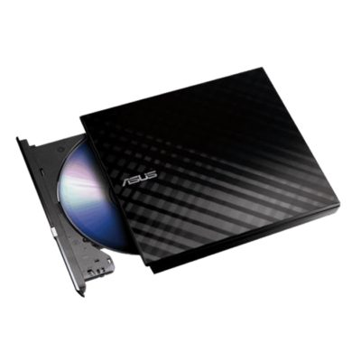 ASUS SDRW-08D2S-U / B 8X Slim External DVD + RW Optical Drive (Black) | SDRW-08D2S-U LITE-BLK