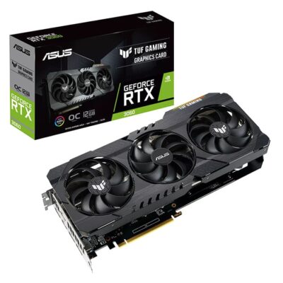 Asus TUF Gaming GeForce RTX 3060 V2 OC Edition 12GB GDDR6 Graphics card | 90YV0GC0-M0NA00