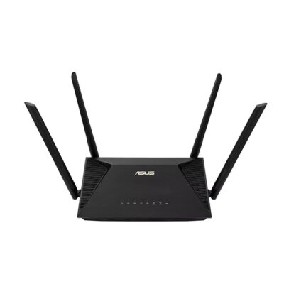 Asus AX1800 RT-AX53U Dual Band WiFi 6 (802.11ax) Router supporting MU-MIMO and OFDMA technology, with AiProtection Classic network security |