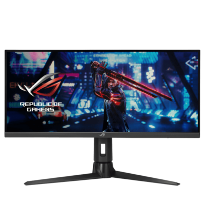 Asus ROG Strix XG309CM Gaming Monitor – 29.5 inch 2560×1080, overclocking 220Hz* (Above 144Hz), 1ms (GTG), Fast IPS, Extreme Low Motion Blur Sync, USB Type-C, 110% sRGB, G-Sync compatible