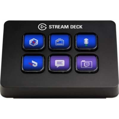 Elgato Stream Deck Mini, Live Content Creation Controller with 6 Customizable LCD Keys | 10GAI9901