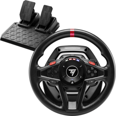 Thrustmaster T128, Force Feedback Racing Wheel with Magnetic Pedals, PlayStation 5, PlayStation 4, PC | TM-WHL-T128-PS